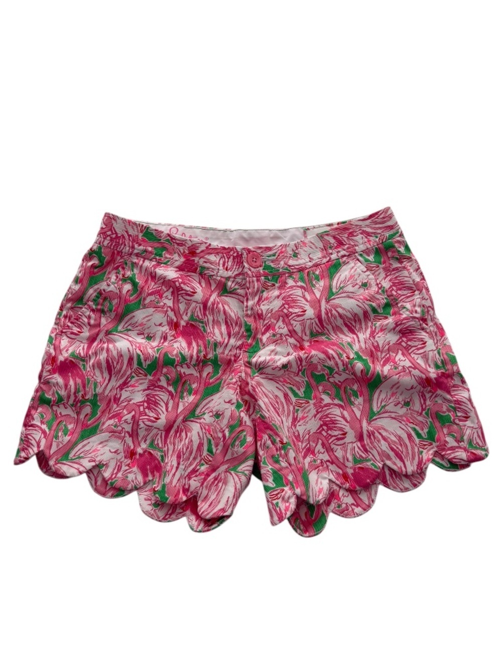 Lilly Pulitzer Buttercup Shorts Flamingo Print